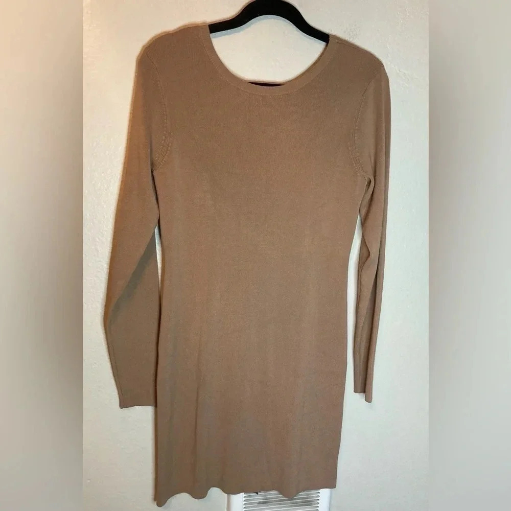 NWT Nordstrom Open Edit Knit Open Back Sweater Dr… - image 4